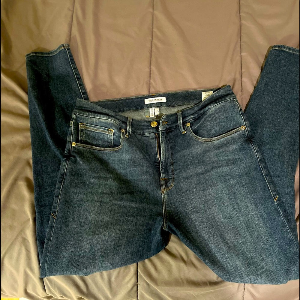 GOOD AMERICAN JEANS SIZE 14/32 STYLE GOOD LEGS